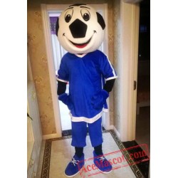 Blue Football Mascot Costume