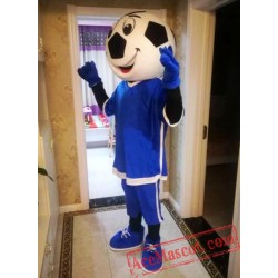 Blue Football Mascot Costume