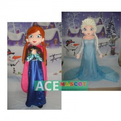 Giant Elsa/Anna Princess Frozen Mascot Costume