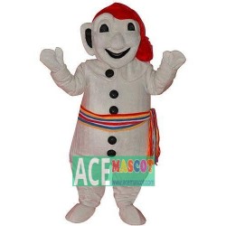 Christmas Red Snowman Mascot Costumes