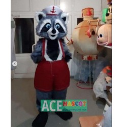 Wolf Raccoon Mascot Costumes
