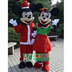 Christmas Minnie /  Mickey Mouse Mascot Costumes