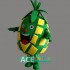 Advertising Pineapple Mascot Costume Suit