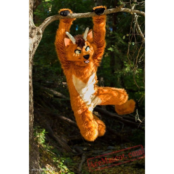 Wolf Dog Fursuit Costumes Animal Mascot for Adults