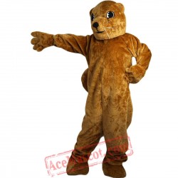 Brown Groundhog Gophers Mascot Costume for Adult