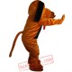 Brown Dog Mascot Costume for Adult