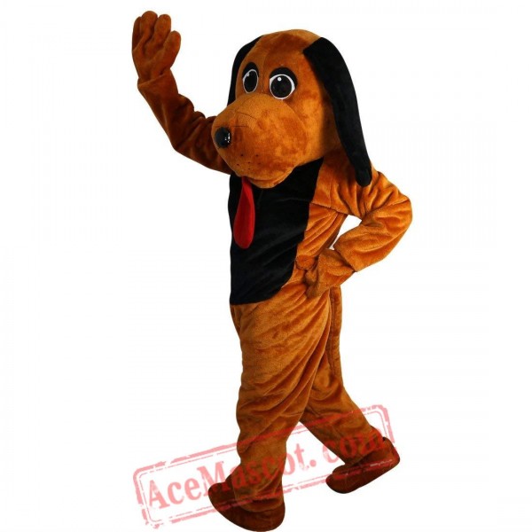 Brown Dog Mascot Costume for Adult