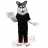 Police Gray Wolf Mascot Costume for Adult