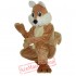 Brown Squirrel Mascot Costume for Adult