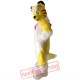 Yellow Fox Dog Husky Mascot Costume