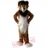 Brown Lion Mascot Costume