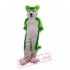 Green Wolf Husky Dog Mascot Costume