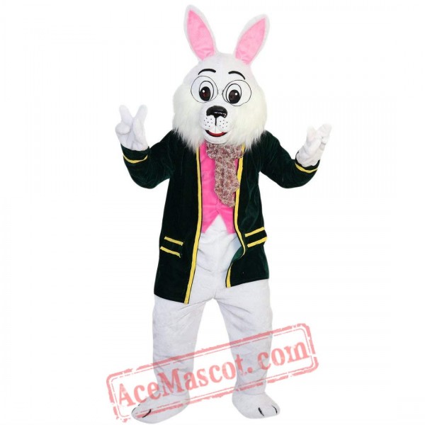 Mr. White Rabbit Mascot Costume for Adult