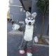 Grey Wolf Mascot Costume for Adult