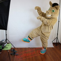 Brown Horse Mascot Costume for Adult