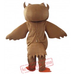 Brown Owl Mascot Costume for Adult