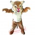 Halloween Brown Tiger Cat Mascot Costume