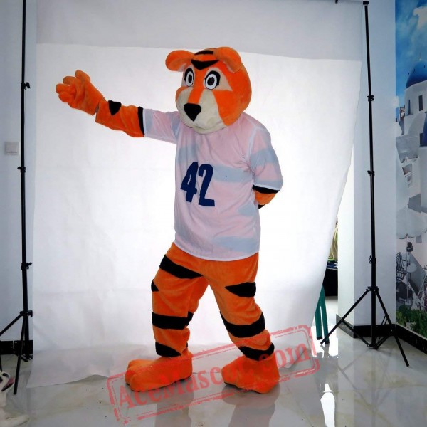 Halloween Sport Tiger Mascot Costume