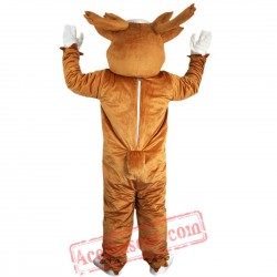 Yellow Brown Elk Mascot Costume for Adult