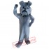 Grey Bulldog Dog Mascot Costume