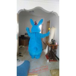 Blue Magic Rabbit Mascot Costume for Adult
