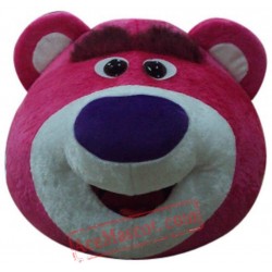 Pink Bear Mascot Costume