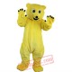 Yellow Bear Mascot Costume for Adult