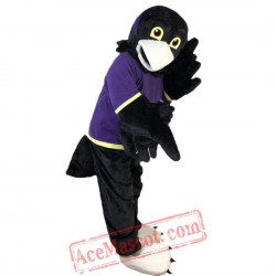 Purple Vest Sport Eagle Mascot Costume for Adult