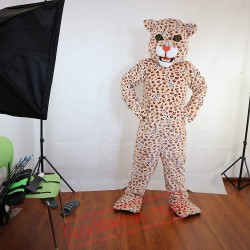 Spotted Leopard Mascot Costume for Adult