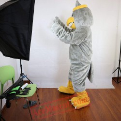 Ggrey Eagle Mascot Costume for Adult