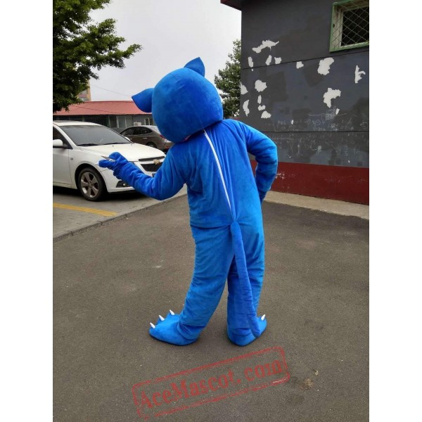 Blue Wolf Leopard Mascot Costume for Adult