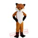 Brown Hairy Fox Mascot Costume for Adult