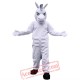 White Unicorn Horse Mascot Costume for Adult