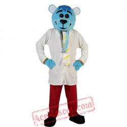 Blue Mouse Mascot Costume for Adult