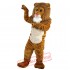 Yellow Brown Mascot Costume for Adult