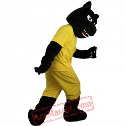 Black Leopard / Panther Mascot Costume for Adult