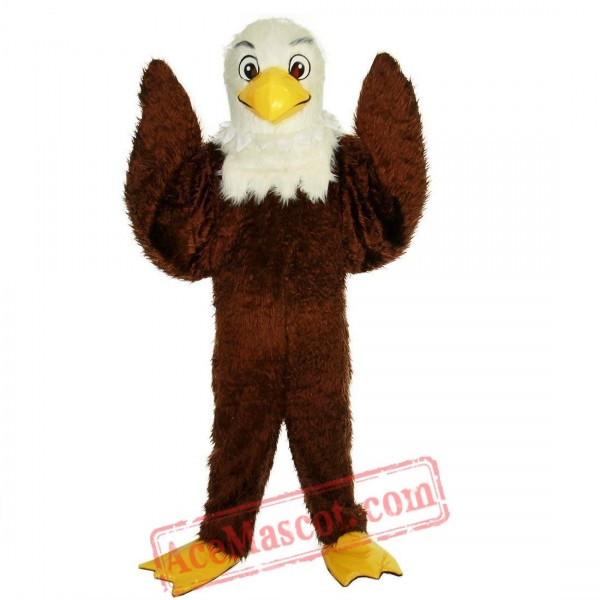 Brown Eagle Bird Mascot Costume