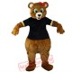 Brown Bear Mascot Costume for Adult