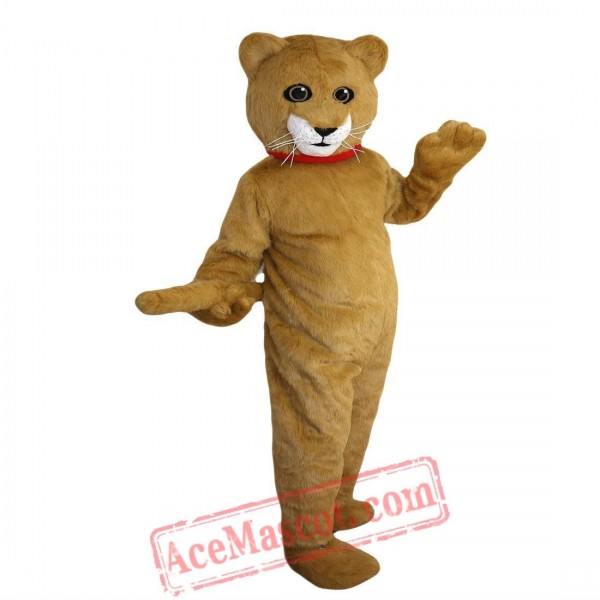 Yellow Cat Mascot Costume for Adult
