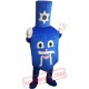 Blue House Mascot Costume for Adult