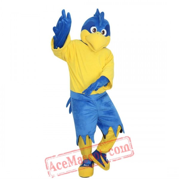 Blue Sport Eagle Mascot Costume for Adult