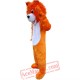Orange Lion Mascot Costume for Adult