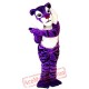 Purple Tiger Mascot Costume