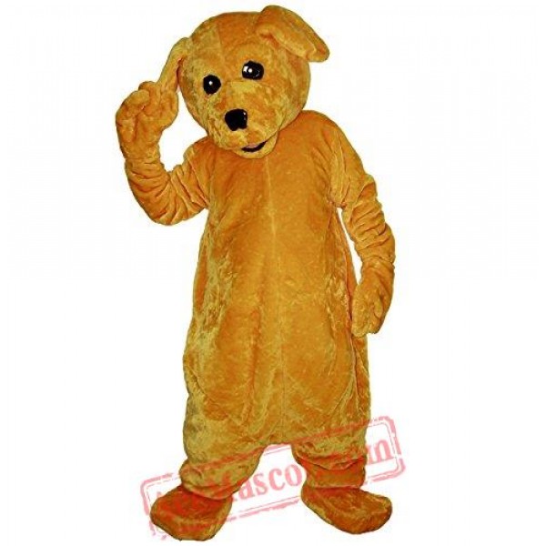 Yellow Dog Animal Mascot Costume