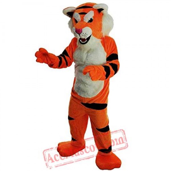 Orange Tiger Mascot Costume