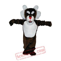 Brown Wolf Mascot Costume