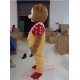 Gold And Silver Bear Mascot Costume