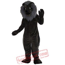 Grey Lion Mascot Costume