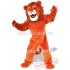 Deluxe Red Power Lion Mascot Costume