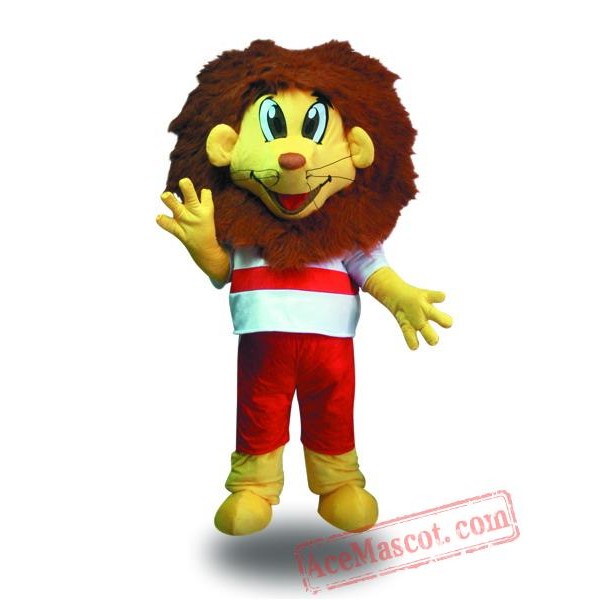 Professional Sport Lion Mascot Costume
